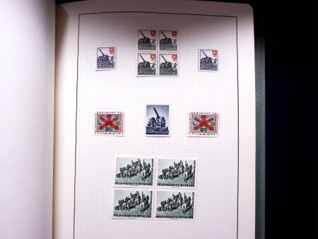 1939-45 Soldatenmarken Partie: gebraucht und ungebraucht,