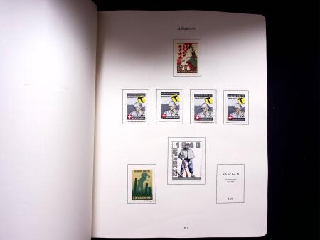 1939-45 Soldatenmarken Sammlung, ungebraucht, in zwei