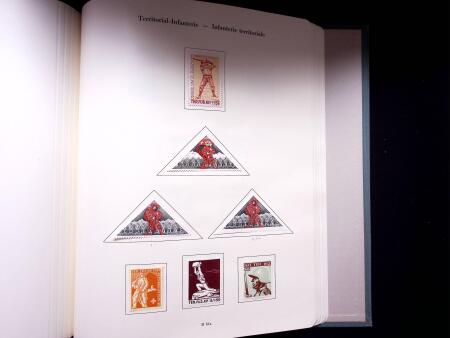1939-45 Soldatenmarken Sammlung, ungebraucht, in zwei