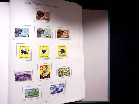 1939-45 Soldatenmarken Sammlung, ungebraucht, in zwei
