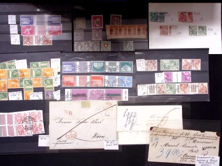 1850-1950 Lot mit Marken und Briefe, ab Vorphila. bis