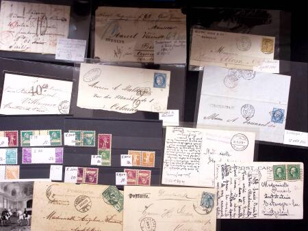 1850-1950 Lot mit Marken und Briefe, ab Vorphila. bis