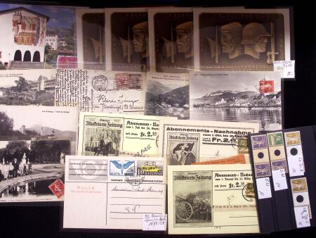 1850-1950 Lot mit Marken und Briefe, ab Vorphila. bis