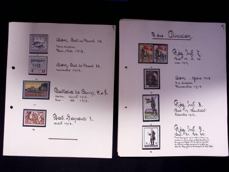 1914-18 Soldatenmarken Partie: gebraucht und ungebraucht