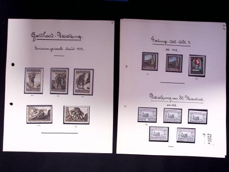 1914-18 Soldatenmarken Partie: gebraucht und ungebraucht