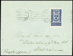 1916 Landstrom II issue, 10ö +4Kr.90 on 5 Kr. Blue