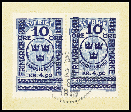 1916 Landstrom II issue, the complete set in pairs,