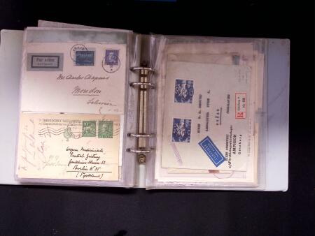 1874-1939, Lot of 43 covers and cards from Ring-type