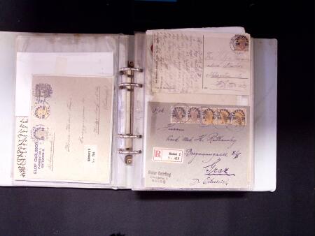 1874-1939, Lot of 43 covers and cards from Ring-type