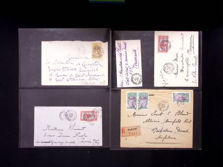 CONGO ET MOYEN CONGO: 1910-37 Lot de 40 lettres, la