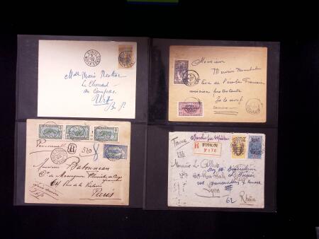 CONGO ET MOYEN CONGO: 1910-37 Lot de 40 lettres, la