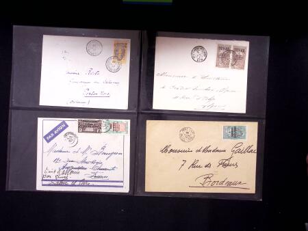 CONGO ET MOYEN CONGO: 1910-37 Lot de 40 lettres, la