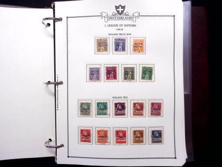 1843-2012, Reichhaltige Sammlung Schweiz in drei Alben,