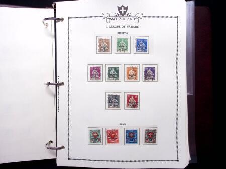 1843-2012, Reichhaltige Sammlung Schweiz in drei Alben,