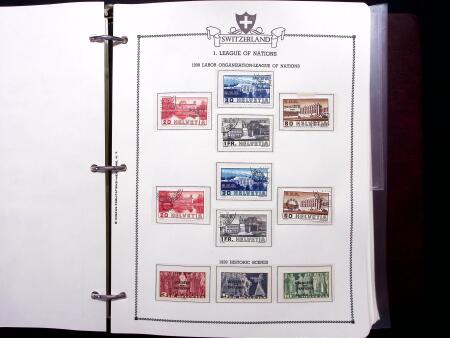 1843-2012, Reichhaltige Sammlung Schweiz in drei Alben,