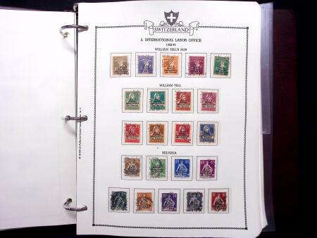 1843-2012, Reichhaltige Sammlung Schweiz in drei Alben,