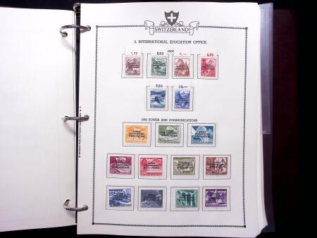 1843-2012, Reichhaltige Sammlung Schweiz in drei Alben,