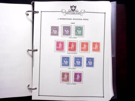 1843-2012, Reichhaltige Sammlung Schweiz in drei Alben,