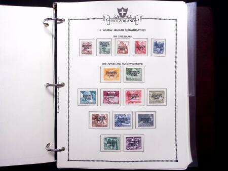 1843-2012, Reichhaltige Sammlung Schweiz in drei Alben,