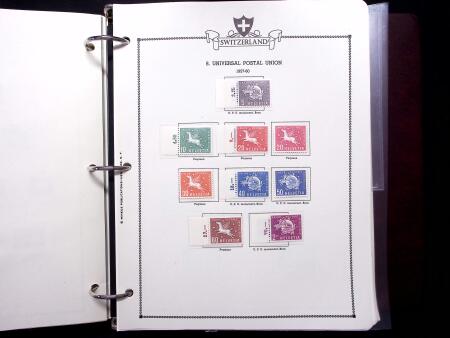 1843-2012, Reichhaltige Sammlung Schweiz in drei Alben,