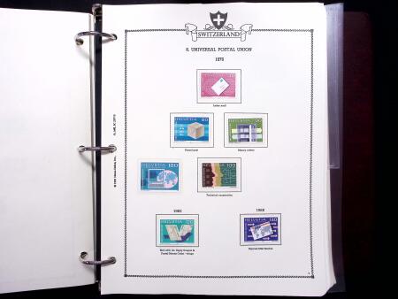 1843-2012, Reichhaltige Sammlung Schweiz in drei Alben,