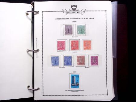 1843-2012, Reichhaltige Sammlung Schweiz in drei Alben,