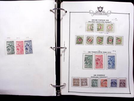 1843-2012, Reichhaltige Sammlung Schweiz in drei Alben,