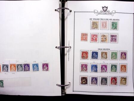 1843-2012, Reichhaltige Sammlung Schweiz in drei Alben,