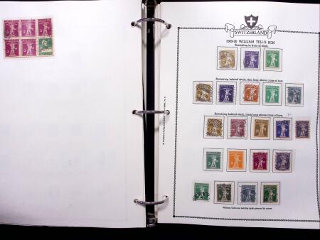 1843-2012, Reichhaltige Sammlung Schweiz in drei Alben,