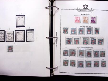 1843-2012, Reichhaltige Sammlung Schweiz in drei Alben,