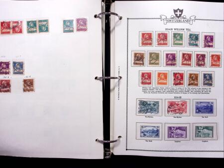 1843-2012, Reichhaltige Sammlung Schweiz in drei Alben,