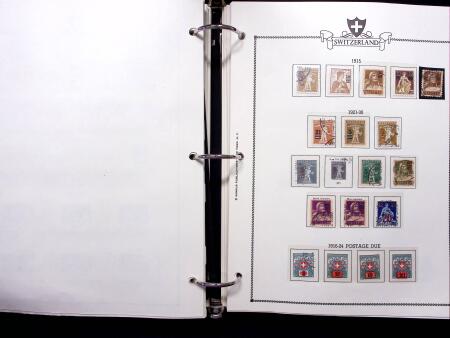 1843-2012, Reichhaltige Sammlung Schweiz in drei Alben,