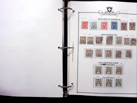 1843-2012, Reichhaltige Sammlung Schweiz in drei Alben,