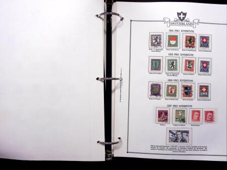 1843-2012, Reichhaltige Sammlung Schweiz in drei Alben,