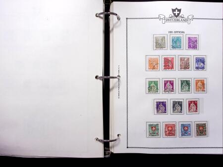 1843-2012, Reichhaltige Sammlung Schweiz in drei Alben,