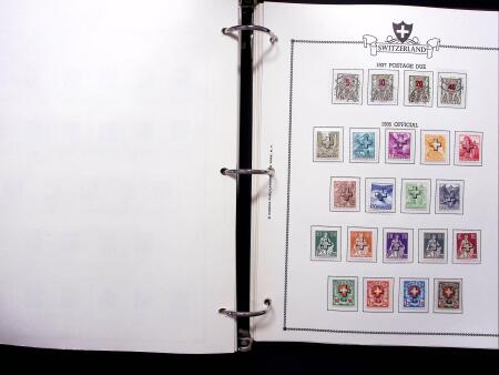 1843-2012, Reichhaltige Sammlung Schweiz in drei Alben,