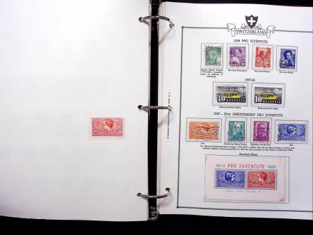 1843-2012, Reichhaltige Sammlung Schweiz in drei Alben,