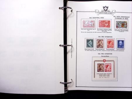 1843-2012, Reichhaltige Sammlung Schweiz in drei Alben,