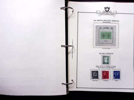 1843-2012, Reichhaltige Sammlung Schweiz in drei Alben,