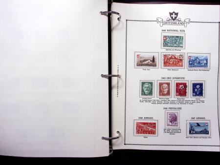 1843-2012, Reichhaltige Sammlung Schweiz in drei Alben,