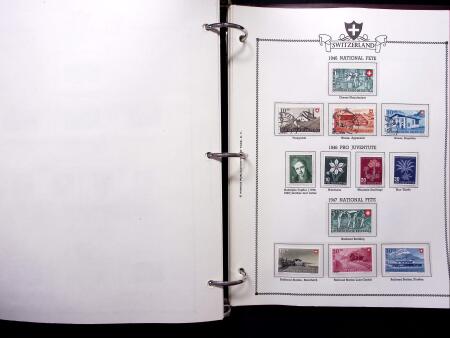 1843-2012, Reichhaltige Sammlung Schweiz in drei Alben,