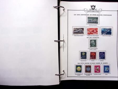 1843-2012, Reichhaltige Sammlung Schweiz in drei Alben,