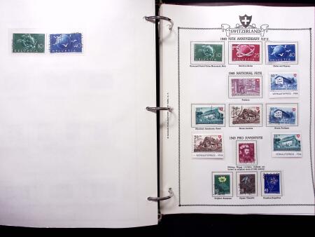 1843-2012, Reichhaltige Sammlung Schweiz in drei Alben,