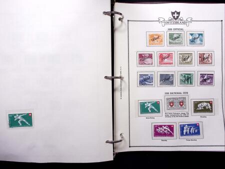 1843-2012, Reichhaltige Sammlung Schweiz in drei Alben,
