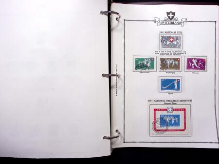 1843-2012, Reichhaltige Sammlung Schweiz in drei Alben,