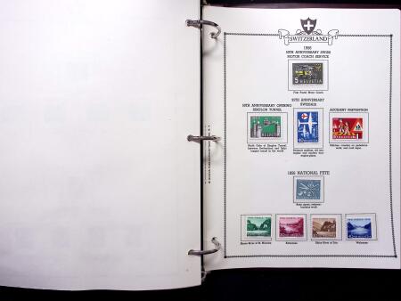 1843-2012, Reichhaltige Sammlung Schweiz in drei Alben,