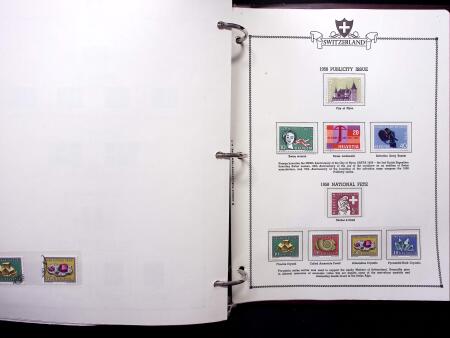 1843-2012, Reichhaltige Sammlung Schweiz in drei Alben,