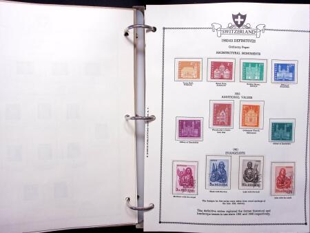 1843-2012, Reichhaltige Sammlung Schweiz in drei Alben,