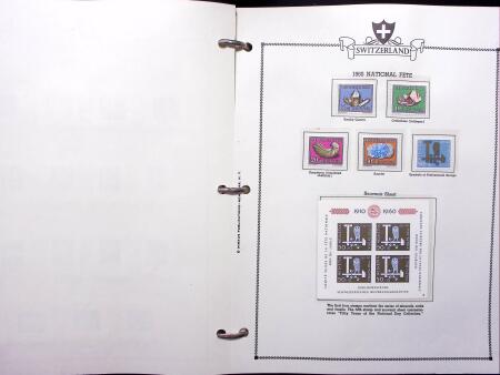 1843-2012, Reichhaltige Sammlung Schweiz in drei Alben,