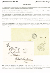 1845-1854 POSTE FERROVIAIRE - Premiers cachets de ligne